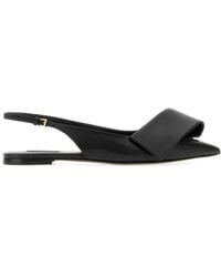 Givenchy - Leather Twisted Ribbon Ballerinas - Lyst