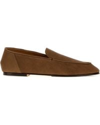AURALEE - Horsehide Leather Loafers - Lyst