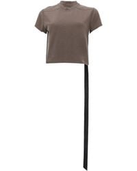 Rick Owens - Solid Mock Collar T-Shirt - Lyst