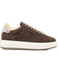 Woolrich - Leather Sneakers - Lyst