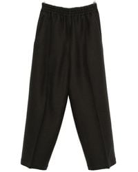 Ami Paris - Wool Wide-Leg Trousers - Lyst