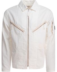 C.P. Company - Cotton And Linen Overshirt - Lyst