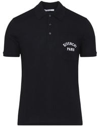 Givenchy - Dark Cotton Polo - Lyst