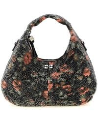 Ganni - 'Mini Hobo Flowers' Handbag - Lyst