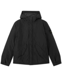 Stone Island - Micro Reps Hooded Down Jacket - Lyst