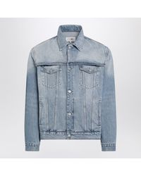 MM6 by Maison Margiela - Light Denim Jacket - Lyst