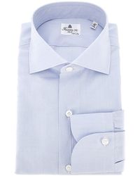 Finamore 1925 - 170 Two-Ply Cotton Poplin Shirt - Lyst