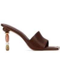 Cult Gaia - Leather Mahina Heels - Lyst
