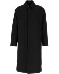 Gucci - Black Wool Overcoat - Lyst