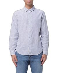 Woolrich - Striped Linen Shirt - Lyst