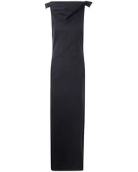 Jean Paul Gaultier - Long Backless Dress With Belt On The Back - Lyst