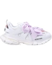 Balenciaga - Track Bow-Embellished Sneakers - Lyst