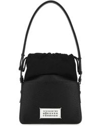 Maison Margiela - Leather And Fabric 5Ac Bucket Bag - Lyst