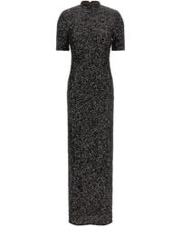 ROTATE BIRGER CHRISTENSEN - Rotate Birger Christensen 'Sequins Maxi Slit' Dress - Lyst