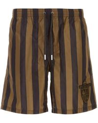 Fendi - Nylon Swim Shorts - Lyst