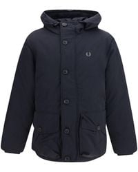 Fred Perry - Recycled Taslan Padded Parka - Lyst