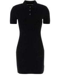 T By Alexander Wang - Wool Polo Mini Dress - Lyst