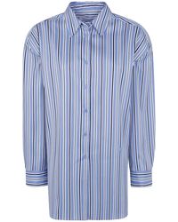 Frankie Shop - "Oana" Cotton Padded Shirt - Lyst