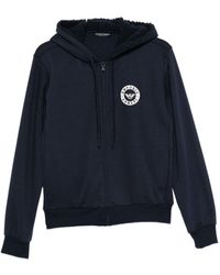 Emporio Armani - Drawstring Hooded Jacket - Lyst