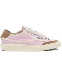 Autry - Windscape Low Canvas Suede Cow Leather Rubber Sneakers - Lyst