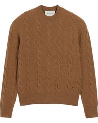 Ami Paris - Camel Merino Wool Sweater - Lyst