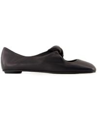 McQueen - Leather Ballet Flats - Lyst
