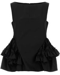 Dries Van Noten - Wool Blend Casey Top - Lyst
