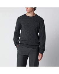 Roberto Collina - Anthracite Wool-Blend Sweater - Lyst