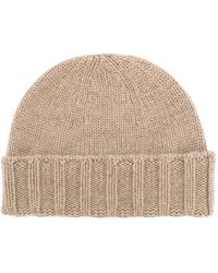 Drumohr - Nude Wool Shaved Cap - Lyst