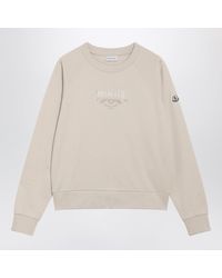 Moncler - Light Sweatshirt With Logo Embroidery - Lyst