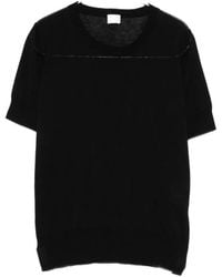 C.t. Plage - Cotton And Silk Crewneck Sweater - Lyst