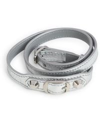 Balenciaga - Bracelets Metallic - Lyst