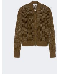 Max Mara - Cotton Cord Film Cardigan - Lyst