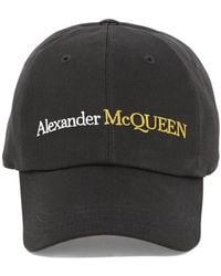 McQueen - Embroidered Logo Baseball Cap - Lyst
