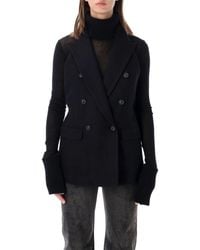 Our Legacy - Double-Breasted Wool Blazer Jacket - Lyst