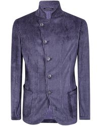 Emporio Armani - Corduroy Blazer - Lyst