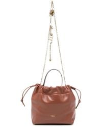 Chloé - Icons Leather Clutch - Lyst