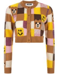 Moschino - 'Smileyâ E Teddy Bear' Cardigan - Lyst