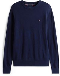 Tommy Hilfiger - Dark Long-Sleeved Shirt With Logo - Lyst