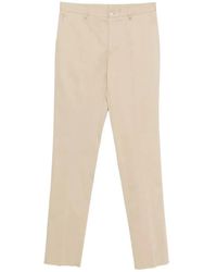 Etro - Roma Cotton Straight-Leg Trousers - Lyst