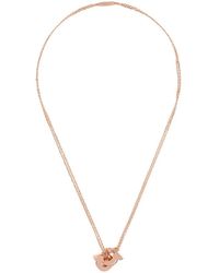 Ferragamo - Double Gancini Pendant Necklace - Lyst
