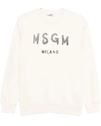 MSGM - Sweatshirt With Logo - Lyst