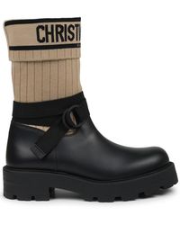 Dior - Logo D-Major Boots - Lyst