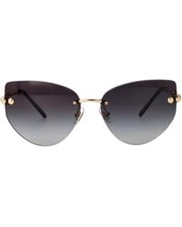 Tiffany & Co. - Tiffany & Co Pale Metal Sunglasses - Lyst