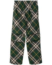 Burberry - Embroidered Polyester Pant - Lyst