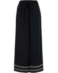 Bode - Viscose Mathilde Wide-Leg - Lyst