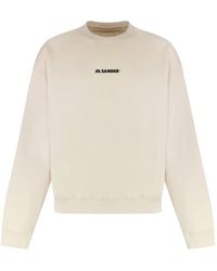 Jil Sander - Cotton Crew-Neck Sweatshirt - Lyst