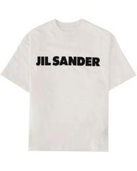 Jil Sander - T-Shirt With Logo - Lyst