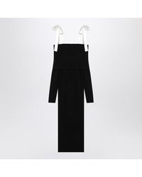 ROTATE BIRGER CHRISTENSEN - Midi Dress With Bows - Lyst