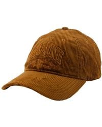 Ganni - Corduroy Cap - Lyst